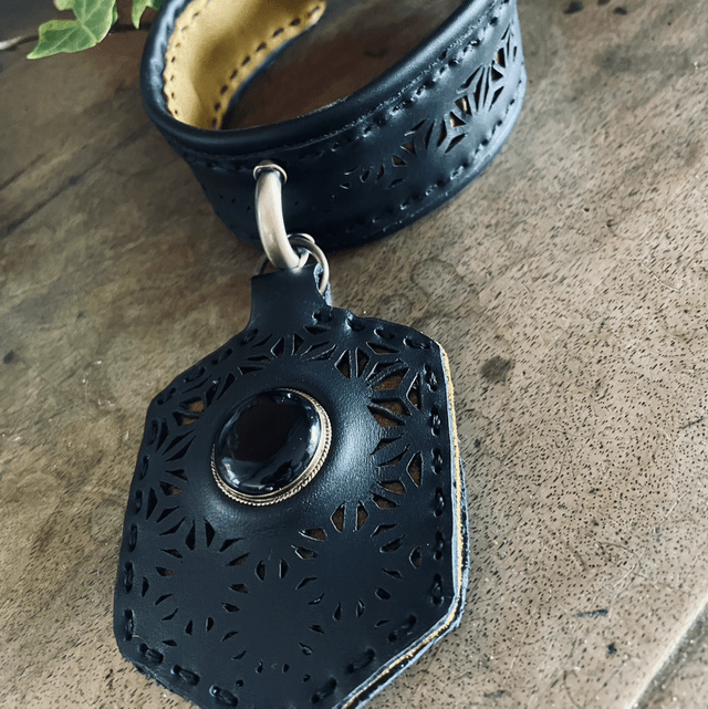 Choker obsidienne
