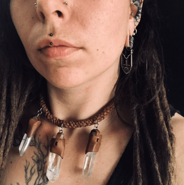 Collier quartz