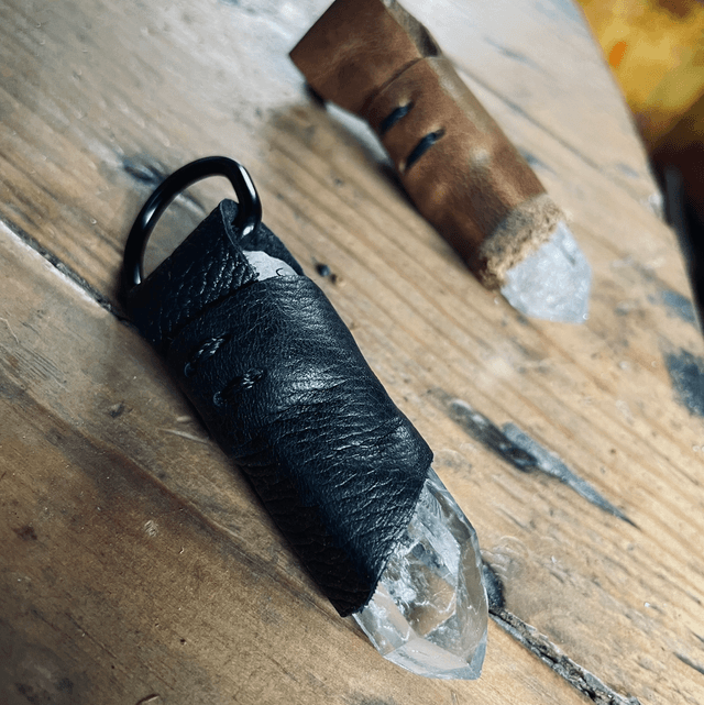 Porte clefs cristaux 