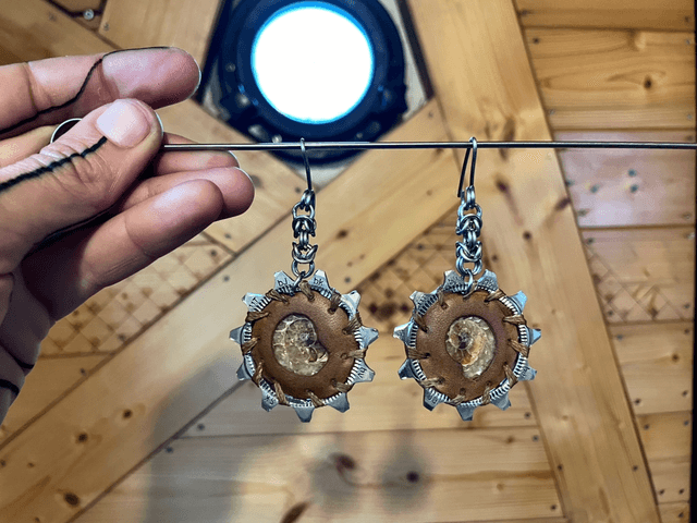 Boucles d’oreilles ammonites