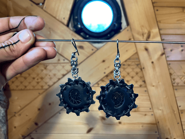 Boucles d’oreilles ammonites