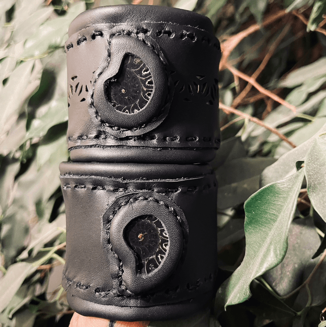 Manchette black ammonite