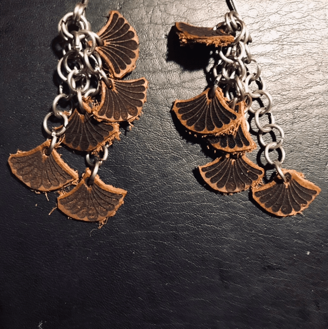 Boucle d’oreilles florales