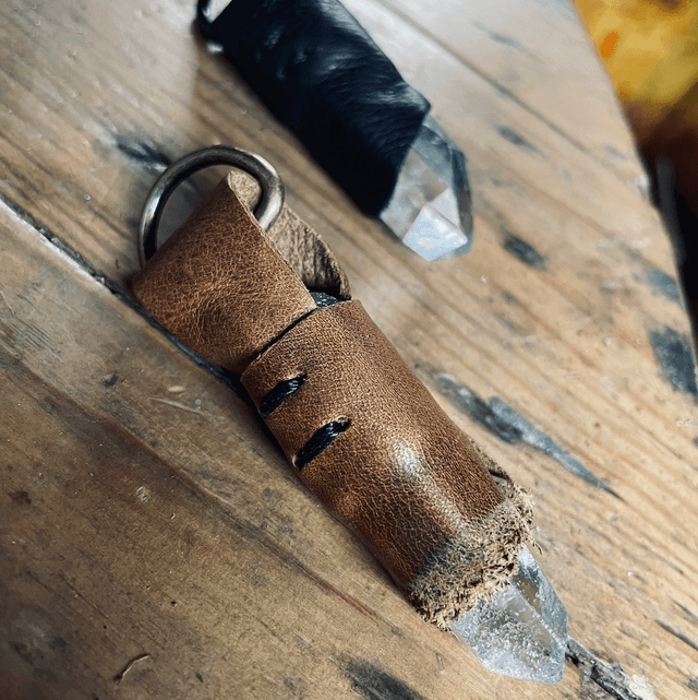Porte clefs cristaux 