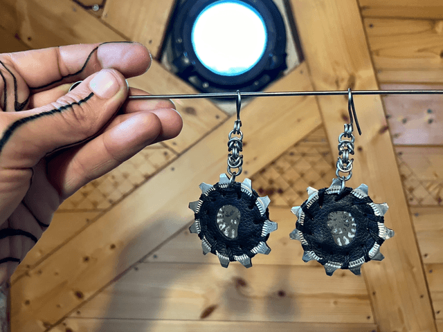 Boucles d’oreilles ammonites