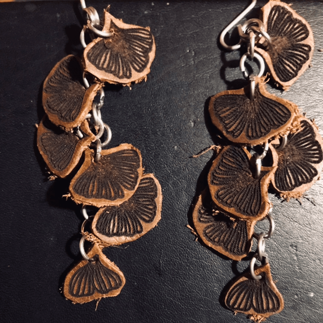 Boucle d’oreilles florales