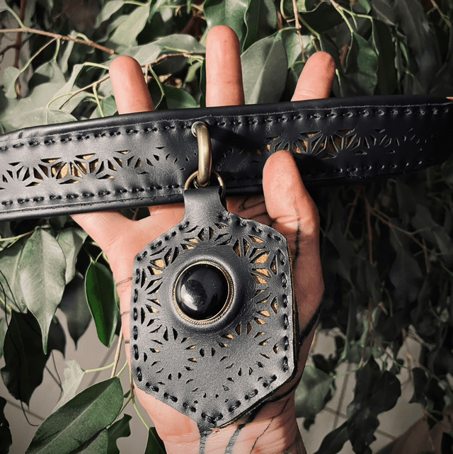 Choker obsidienne